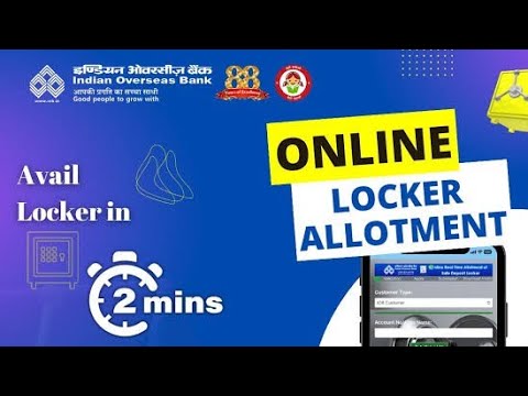 IOB online locker facility for customers and non-customers | Locker rent | vacancy #tech_kurippugal