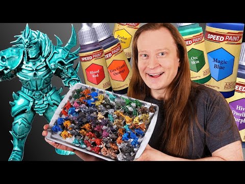 Speedpaints Review: I'm Never Buying Contrast Paint Again. Army Painter Speedpaint is Good!