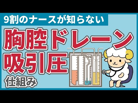 胸腔ドレーンでの吸引圧の仕組み【呼吸器内科医が解説】