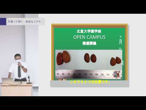 北里大学　薬学部模擬講義動画（白畑先生）