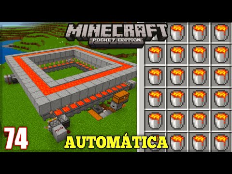 FARM de LAVA AUTOMÁTICA - Minecraft Bedrock 1.20 #74 (Minecraft Bedrock)