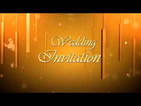 wedding invitation background video in kannada | wedding invitation opening video kannada