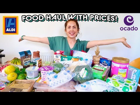 Aldi And Ocado Spring Food Haul 2024 | 5 For Under £25 Haul With Prices | Budget Family Meals