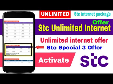 Stc unlimited internet package | stc sawa internet offer | sawa internet package unlimited, stc