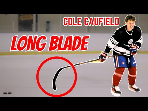 Cole Caufield Testing LONG BLADE ™