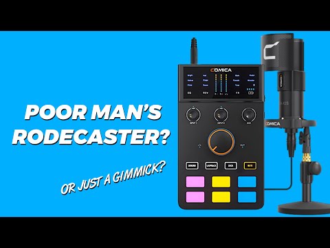 🔊Comica ADCaster Sound Card + Microphone Review = Poor Man's Rodecaster?🎤