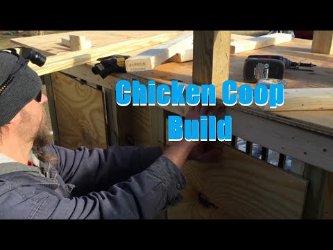 Building a Chicken Coop on the Deck