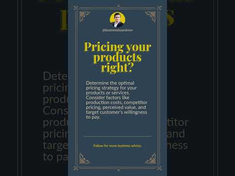 How to Develop a Pricing Strategy for Maximum Profits #ProductDevelopment #ServiceDesign