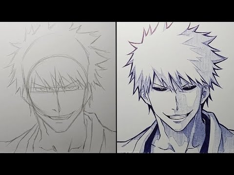 How To Draw White Ichigo Kurosaki Step By Step - [Bleach]