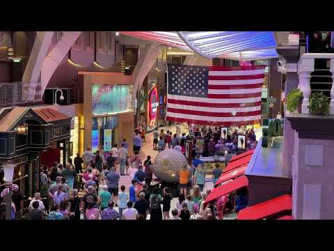 Royal Caribbean Utopia of the Seas United States National Anthem Performed - Veterans Celebration