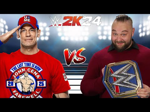 WWE 2K24 JOHN CENA VS. BRAY WYATT UNIVERSAL CHAMPIONSHIP FAREWELL TOUR 2025!