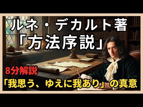 【哲学】ルネ・デカルト『方法序説』を徹底解説！「我思う、ゆえに我あり」の意味とは？