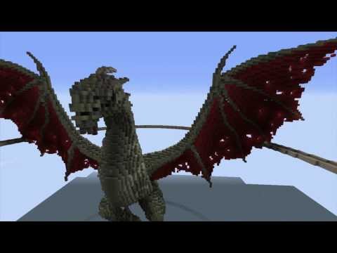 Ormir the Fearsome - Epic minecraft wyvern