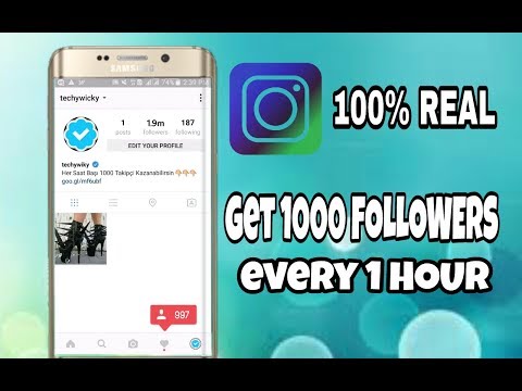 How to Get *1000* Auto Followers Per Hour On Instagram | My Best method!