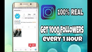 How to Get *1000* Auto Followers Per Hour On Instagram | My Best method!