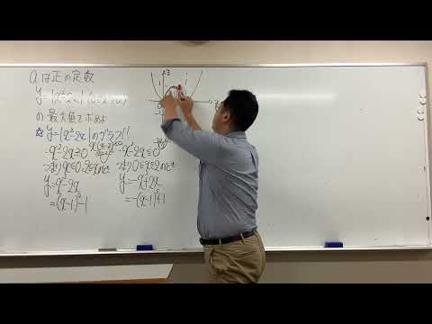 絶対値のグラフの最大最小〜0≦x≦aの場合分け〜