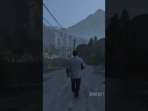 Crossing San Andreas on Foot | Grand Theft Auto V Gameplay #ps5 #gta #gaming #game #timelapse