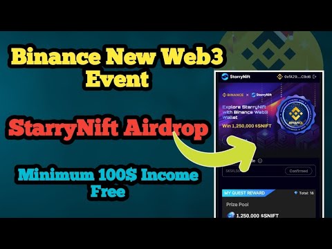 Binance Web3 Event | How to join on Binance Web3 StarryNift Airdrop | #binance #airdrop