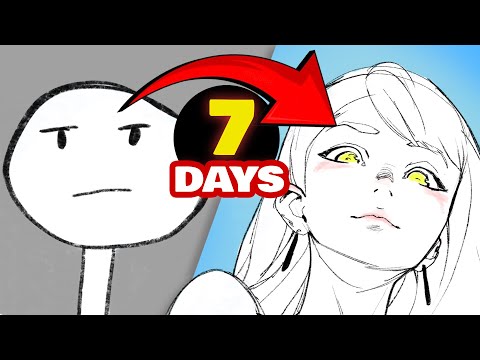 Learn to draw faces in 7 DAYS (study schedule + exercises)