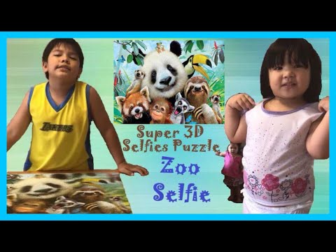 500pcs Super 3D Selfies Puzzle Zoo Selfie Solved!!!