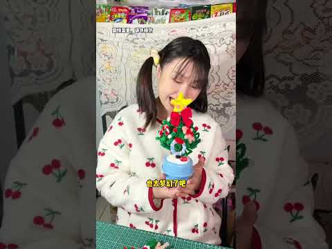 扭扭棒做的圣诞树音乐盒也太好看了吧#手工diy #扭扭棒 #圣诞节快乐  #圣诞树