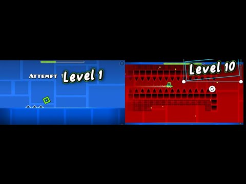 Ten Levels Of Geometry Dash