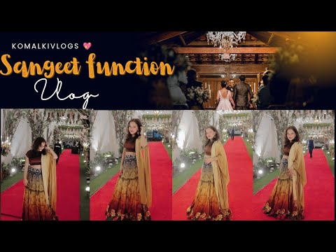 Sangeet function 😍🫂 || Komalkivlogs 💖