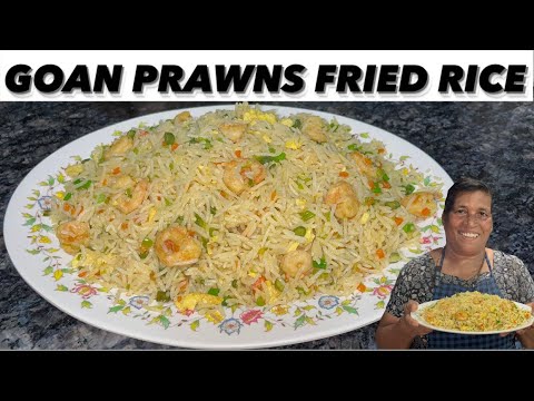 Goan Prawns Fried Rice..#food #goan #goanrecipes #cooking #goanfood #prawnsfriedrice #prawns recipes