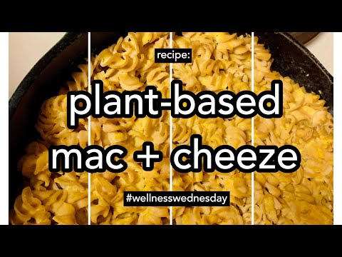 butternut squash mac and cheese | 100% plant-based alkaline vegan recipe