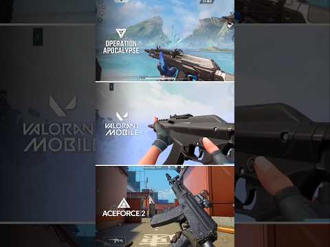 Valorant Mobile vs AceForce 2 vs Operation Apocalypse Comparison