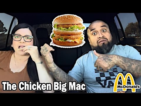 Trying McDonald's Chicken Big Mac! #new #mcdonalds #review