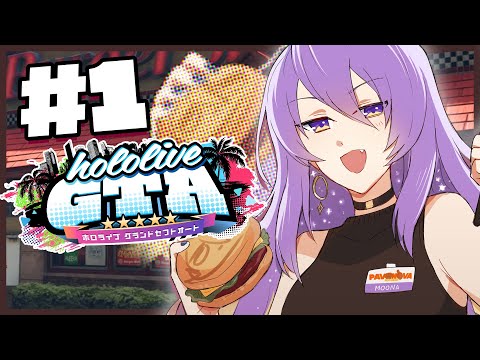 【#holoGTA RP】 🍔🍗GRAND OPENING!!! PavoNova Restaurant!🍗🍔【Moona Hoshinova | hololive ID】