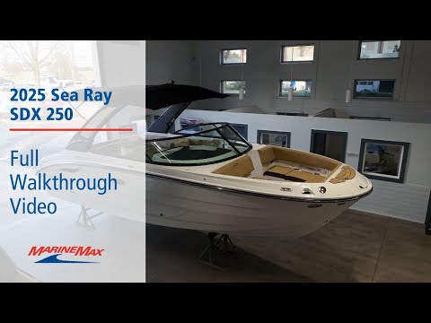 2025 Sea Ray SDX 250 | Available Now at MarineMax Lake Norman