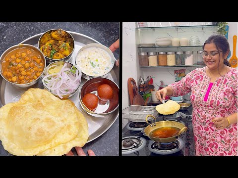 Thele jaise gubbare jaise Fule Fule bhature, chole bhature