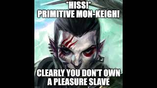 PRIMITIVE MON-KEIGH! | Warhammer 40k Rogue Trader meme dub #roguetrader #warhammermemes #drukhari