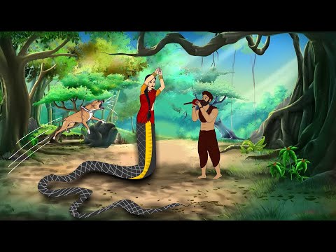 जंगल में नागिन | jangal main nagin | Moral Stories | Hindi Cartoon | cartoon story | mishutoons