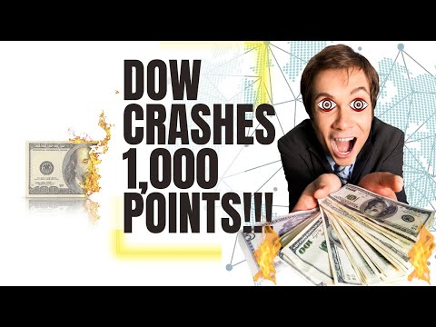 Dow Crashes 1,000 points for worst closing loss since 2020! [Interest rate hikes from the Fed]