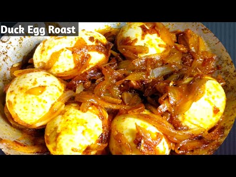 Roasted duck egg  |ചോറിനും ചപ്പാത്തിക്കും ഒരു അടിപൊളി മുട്ടക്കറി 😋 Duck Egg