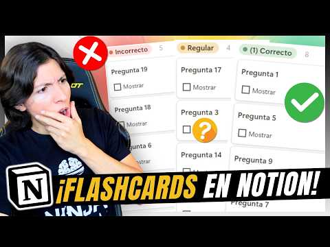 📈 Cómo Crear Flashcards en Notion para Estudiar (Método Súper Efectivo)