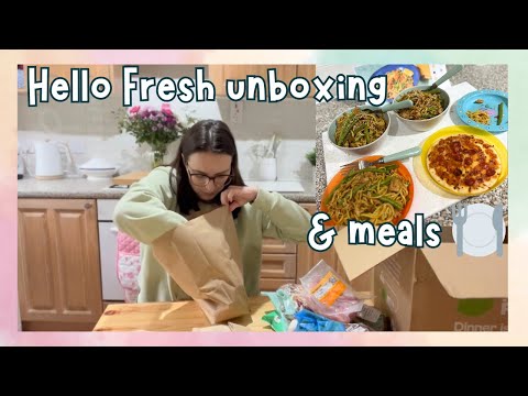 HELLO FRESH UNBOXING & MEALS | WHAT’S FOR DINNER?