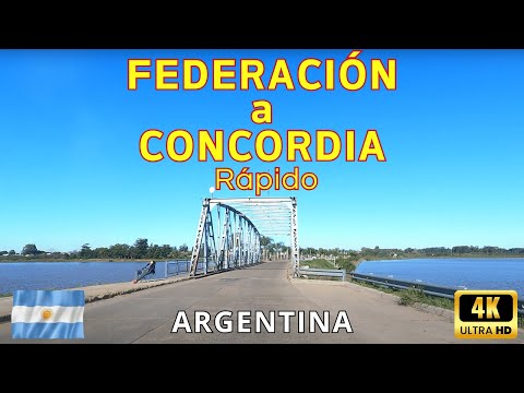 Entre Rios Argentina - Federacion a Concordia - Veloz - viaje 69