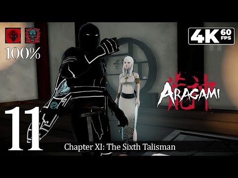 Aragami (PC) - 4K60 Walkthrough (100%, Yurei/Oni, S Rank) Chapter 11 - The Sixth Talisman