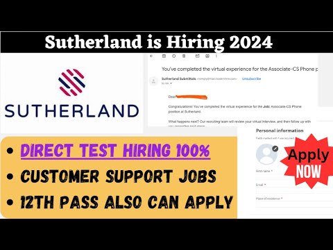 Sutherland CS Phone Work from Home Job | Application Process, Requirements & Salary Details