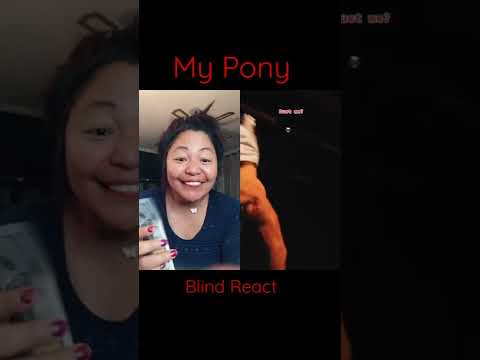 My Pony | Blind React | #blindreact #blindreaction #funny #jokes #omg #mypony  #beebeth #shorts