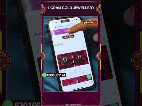 Know How To Order at Our Website | 1Gram Gold Jewellery | Ambica Fashion Jewellery