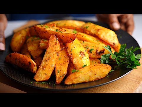 The tastiest Potato wedges in just 5 minutes!