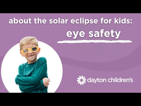 Eye safety for kids during the total solar eclipse