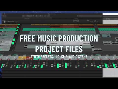 FREE Music Production Project Files - How to load project pack presets in Reaper & Tunefish Synth