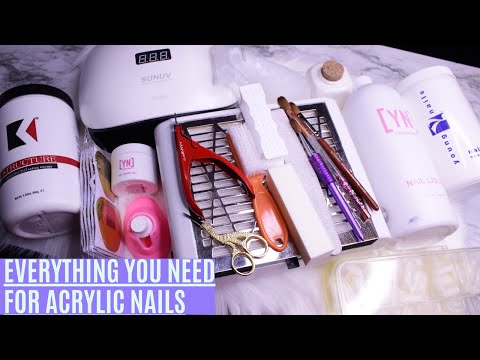 Everything you need for Acrylic Nails | Your Acrylic Nail Journey