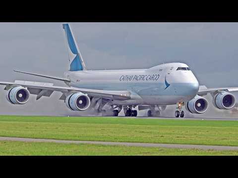 ✈️ 100 BIG PLANE TAKEOFFS and LANDINGS | Amsterdam Schiphol (AMS/EHAM) BEST OF 2024 SO FAR